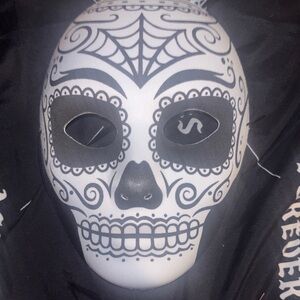 Spirit Black and White Sugar Skull Mask